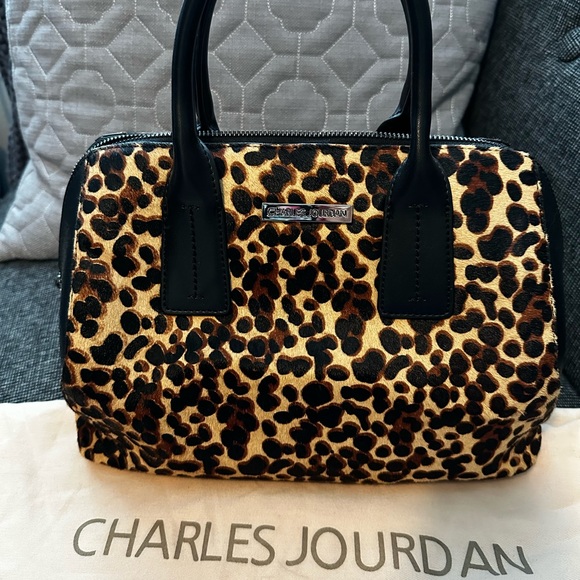 Charles Jourdan Bags Charles Jourdan Animal Print Handbag Poshmark